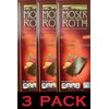 **NEW** MOSER ROTH DARK RASPBERRY ALMOND CHOCOLATE CANDY BAR 4.4 oz - 3 PACK