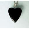 Whitby Jet Love Heart Pendant