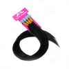 Seal Extensions, 11.8 inches (30 cm), 20 Sticks (40 P), Dark Light Color (1: Black)