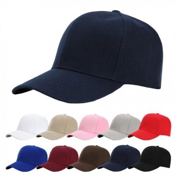 Basic plain ball cap baseball cap big size 10 colors cap hat big hat snapback sun cap fashion hat group hat