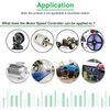 JUTOSU PWM Motor Speed Controller DC Motor Speed Controller PWM Control Switch Governor Speed Controller Speed Controller Speed Driver Controller Speed Regular Motor Speed Controller Speed Controller Regulator Speed Controller Governor Motor Speed Variato