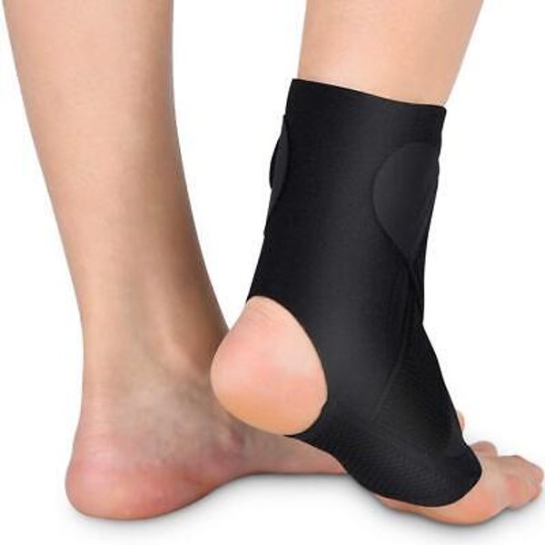 Ankle Brace Adjustable Wrap Compression Ankle Support Breathable Nylon Materi...