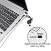 YACSEJAO Notebook/Laptop Combination Lock Security Cables 1.1M Security Cable Computer Laptop Notebook Locks,Office Dormitory Meeting Study Room Security Lock (1.1M)