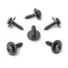 10x Metal Combination Screw Phillips Black | Universal