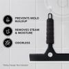 Squeegee for Shower Door, Car Windshield, and Glass Window - 2 Extra Silicone