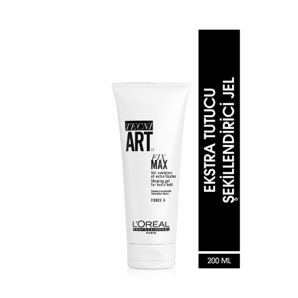 Loreal Tecni Art Fix Max-Gün Boyu Ağırlıksız Saç İçin Şekillendirilebilir Jöle 200ml CYT979431319613