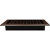 Floor Register Plastic 4"W x 8"H Rubbed Bronze Easy Install Home Vent