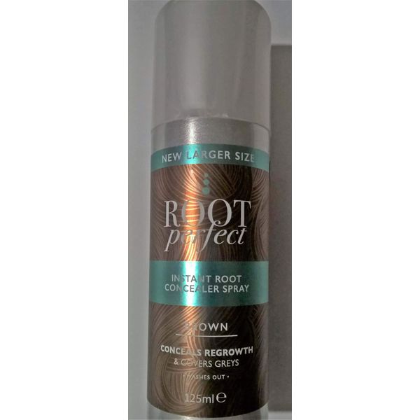 Root Perfect instant Root hair concealer 125 ml larger size (Brown)