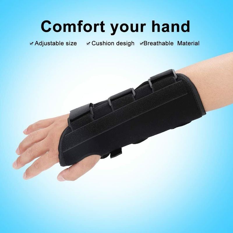 Large Hand Wrist Splint for Sprain Carpal Tunnel Arthritis Fractures ...