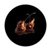 Chocolate Covered Cherries With Flames PopSockets Adhesive PopGrip