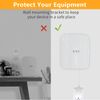 Mamerry Wall Mount Bracket for eero Pro 7 Router - Space-Saving Tri-Band Wi-Fi 7 Mesh System Accessory, Easy Installation Compatible with eero Pro 7(2 Pack)