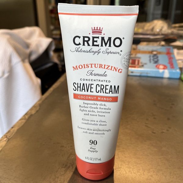 Cremo Moisturizing Formula Concentrated Shave Cream COCONUT MANGO 6 fl oz