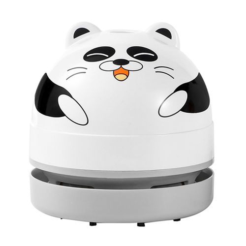 Ryaacphi Desktop Vacuum Cleaner Mini,Cordless & Portable,Dust & Crumb Sweeper,Cute Cartoon Panda,USB,Easy to Remove Dust/Hair/Pet Hair/Crumbs on Desktop/Table/Keyboard/Sofa and etc,Lightweight Design
