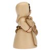 THUN - Nativity Scene 2022 - Nativity Figure for Women with Ceramic Cheese, Hand-Decorated, Beige Dress - Classic Line - 5 x 5 x 8 cm H