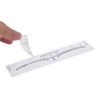 50pcs Foldable Eyebrow Ruler Scale Sticker Makeup Tattoo Shaper Stencil Measuring Tools