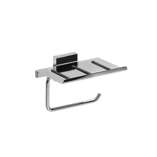 Croydex QM444541 Toilettenpapierhalter, Chrome, Einheitsgröße