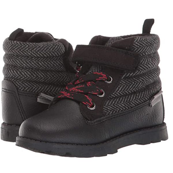 *NEW* Carter's Unisex-Child Copa Fashion Boot - Size 3 Youth - Black -  4C 3109