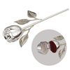 Leeber Limited USA Elegance Rose Ring Halter mit Lang Stiel Silber