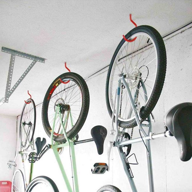 Bike Storage Hooks - Wall Mounted