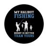 Halibut Fishing Lure Fisherman Angler Halibut Fishing Rod PopSockets with Interchangeable PopGrip