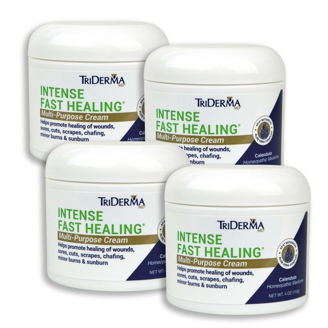 TriDerma Intense Fast Healing Multipurpose Cream Jar, Pack of 4