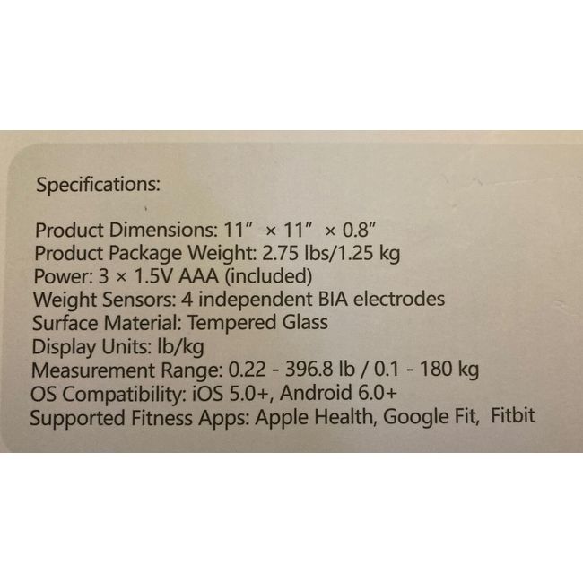 WeGuard Body Fat Scale, Body Weight Scale Digital Bathroom Scale