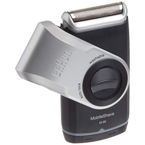 Braun Electric Razor for Men, M90 Mobile Electric Shaver, Precision Trimmer, Washable