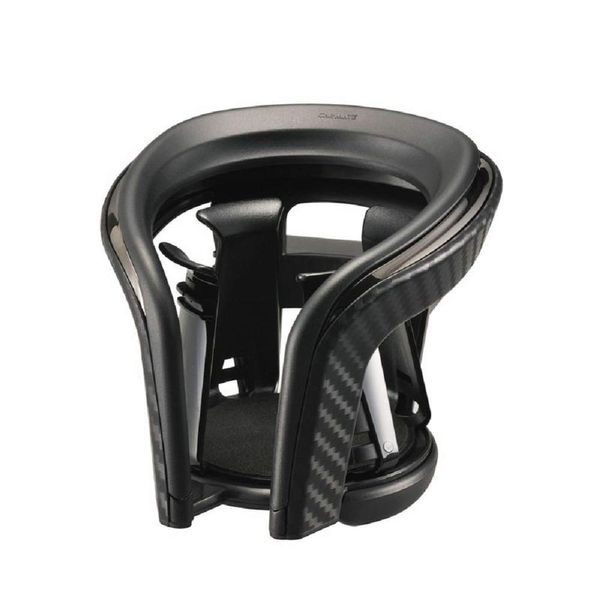 Carmate DZ373 Quattro X Cup Holder for Cars, Cup Holder, Carbon Style Metallic (Plated), 3.9 x 4.2 x 4.6 inches (99 x 107 x 117 mm)