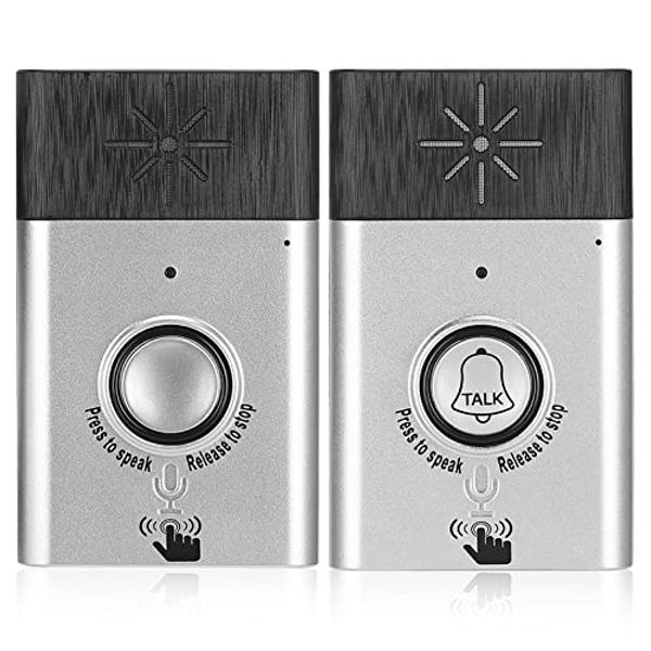 Wireless Doorbell intercom, 2-Way Talk Smart Wireless Voice Intercom Door Bell Indoor Outdoor Interphone Access Control System Door Chime Kit, for Home Office Security