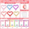 Valentines Hair Ties for Girls