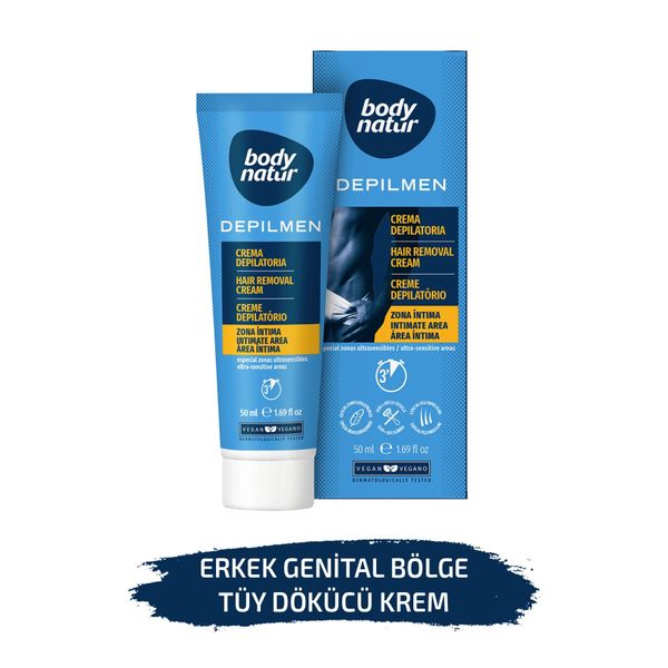 Erkekler Için Genital Bölge Tüy Dökücü Krem – Hair Removal Cream 50ml