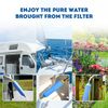 GLACIER FRESH RV Inline/Marines Water Filter with Flexible Hose Protector,... 