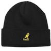 Kangol Herren Acrylic Pull-on Beanie-Mütze, Schwarz/Gold, Einheitsgröße