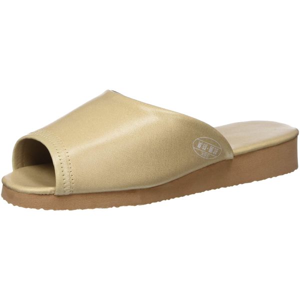 UFJ Antimicrobial Front Open DX Slippers Medium Beige SSK – 5242 