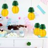 KESOTE 12 Packs Pineapple Honeycomb Hanging Decor 8'' Pineapple Tissue Paper for Hawaiian Party Decoration Tropical Themed Luau Party Summer Party