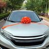 Large Orange Car Bow - 16" Wide, Halloween, Birthday, Spring, Easter Decoration