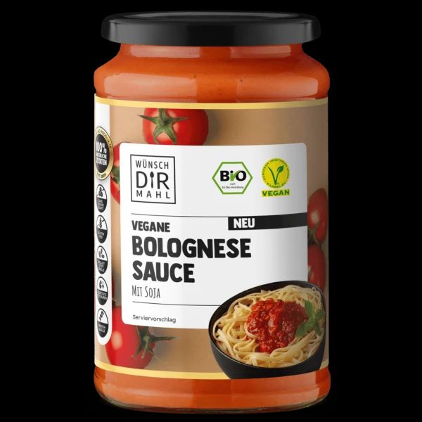 Bio Bolognese Sauce mit Soja