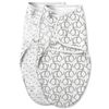SwaddleMe Luxe Easy Change Swaddle, Ellie Elephant/Triangle Grey, Small/Medium (0-3 Months)