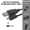 FreedConn motorcycle Intercom Accessories USB Charging Cable,Suit for Motorcycle Bluetooth Interco for TCOMSC TCOMVB (Version before 2021,8Pin)