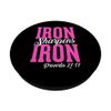 Iron Sharpens Iron Proverbs 27 17 Christian Bible Quote PopSockets Swappable PopGrip