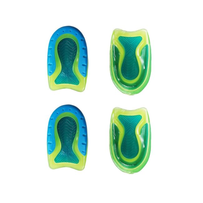 Kids Heel Cups for Heel Pain Sport Shock Absorbing Lightweight Gel Heel Inser...