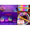 Rainbow Spring Coil 2 Pack Hyper Blacklight Reactive Flow Toy Manipulation Dance