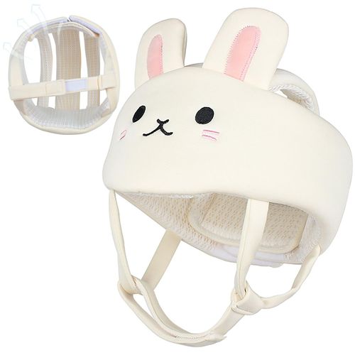 Baby Safety Helmet Soft Breathable Baby Head Protector for Crawling Walking Infants, Toddlers Anti-Collision, Ultra-Lightweight Suit 6-24 Month（Rabbit）