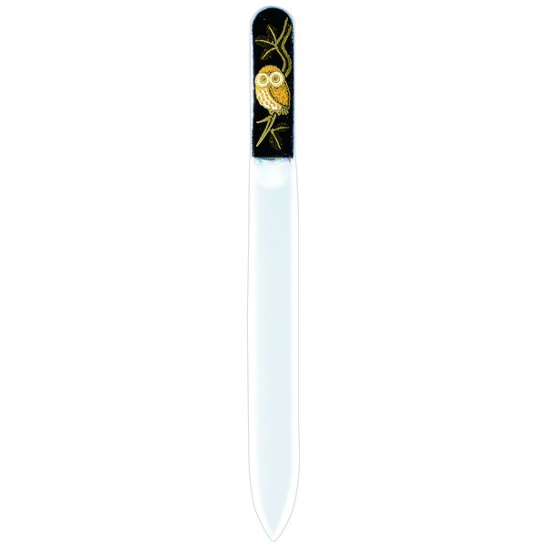 Hashimoto Lacquerware Brajec Premium Nail File Owls Paper Box