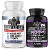 Angry Supplements Monster Test Testosteron Booster Tribulus for Men + PM 2-PK
