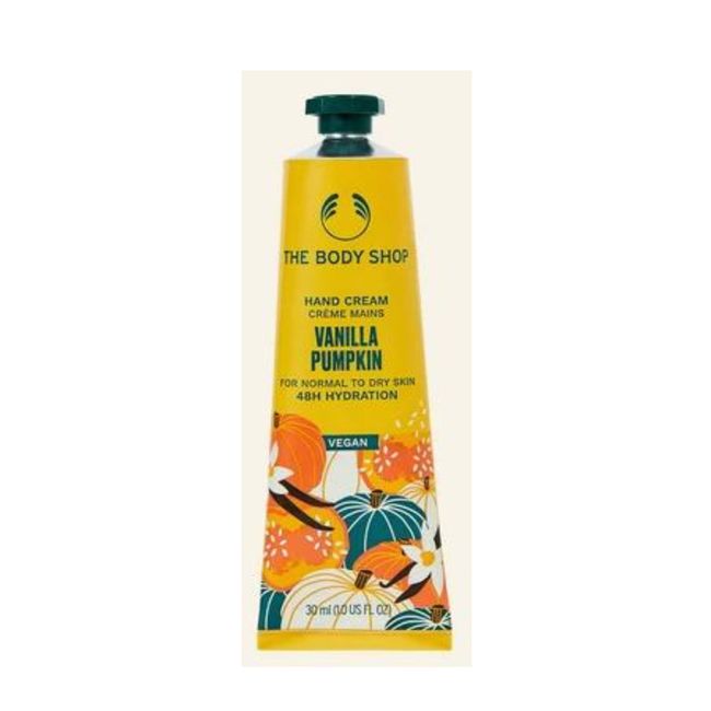 The Body Shop Vanilla Pumpkin Limited Edition 30ml Hand Cream - Vegan