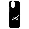 iPhone 13 Plane Silhouette Glider Airplane Minimalist Glider Pilot Case