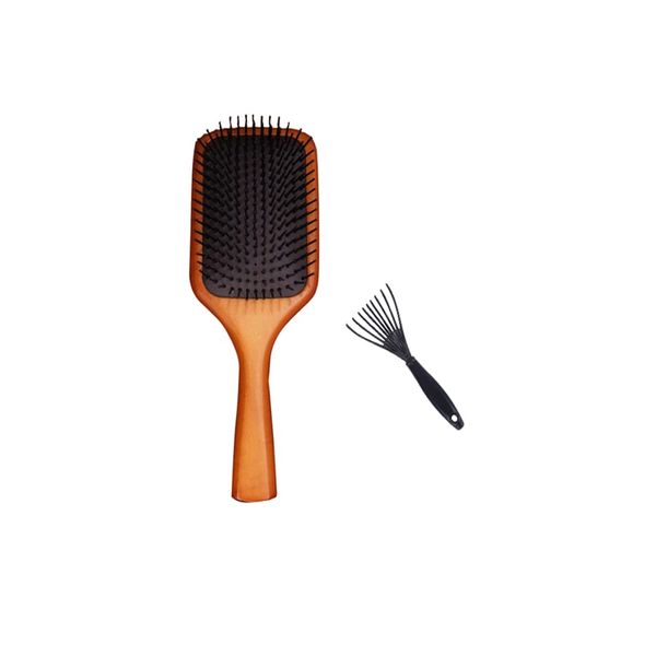 YIXIN Hair Care, Scalp Care, Hair Brush, Wooden Comb, Scalp Massage, Improve Thinning Hair, Improve Blood Flow, Premium Hair Brush (Small)