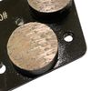 Trapezoid Grinding Discs For Concrete Floor Grinders Soft Bond 30 Grit 6 Pack