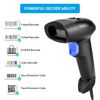 NetumScan Bluetooth QR Barcode Scanner with Stand, 3 in 1 Wireless 1D 2D Bar Code Scanner USB Image Bar Code Reader for Computer, Tablet, iPhone, iPad, Android